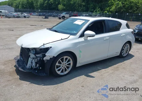 2013 Lexus Ct 200H из США, поврежденный, VIN JTHKD5BH9D2171433